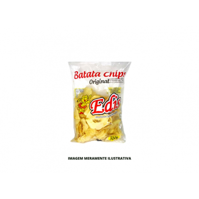 BATATA CHIPS ORIGINAL EDIS 1X15X200G